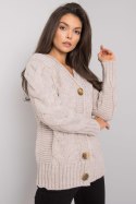 Sweter Damski Model LC-SW-A1.28X Beige - Rue Paris