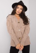 Sweter Damski Model LC-SW-A1.28X Dark Beige - Rue Paris