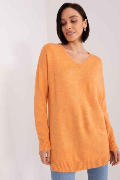 Sweter Damski Model TO-SW-1810.13 Light Orange - Rue Paris