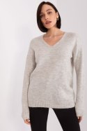 Sweter Damski Model TO-SW-1810.25X Beige - Rue Paris