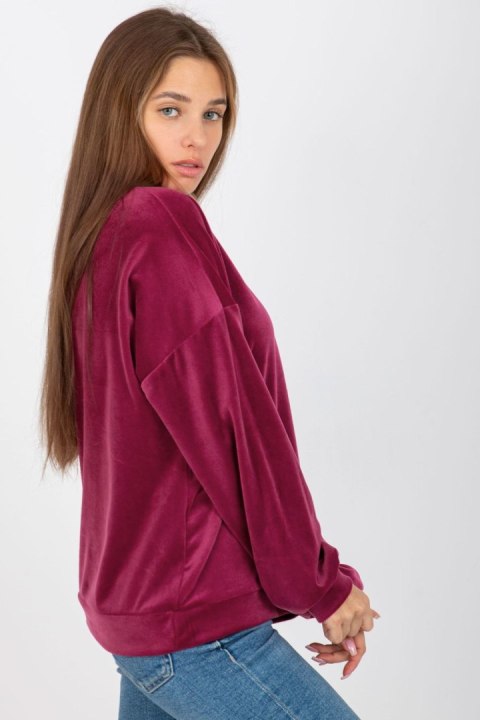 Bluza Damska Model RP-BZ-8188.36X Violet - Rue Paris Bluza Damska Model RP-BZ-8188.36X Violet - Rue Paris