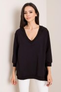 Bluza Damska Model RV-BL-5676.09 Black - Rue Paris