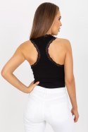 Koszulka Top Model RV-TP-7990.17 Black - Rue Paris