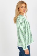 Sweter Damski Model LC-SW-6006.22 White/Green - Rue Paris