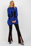 Sweter Damski Model LC-SW-8050.95P Cobalt - Rue Paris