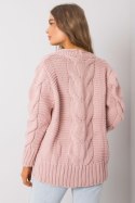 Sweter Damski Model LC-SW-A1.28X Light Pink - Rue Paris