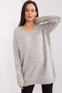 Sweter Damski Model TO-SW-1810.22X Light Grey - Rue Paris