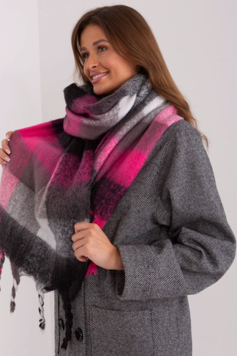 Szalik Model AT-SZ-2313501.97 Black/Pink - AT Szalik Model AT-SZ-2313501.97 Black/Pink - AT