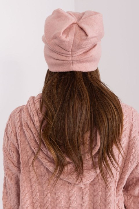 Czapka Model AT-CZ-2329.76 Light Pink - AT Czapka Model AT-CZ-2329.76 Light Pink - AT