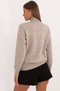 Sweter Damski Model AT-SW-2339.54 Dark Beige - AT