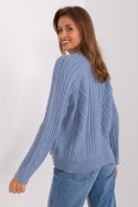 Sweter Damski Model AT-SW-2346-2.99P Dirty Blue - AT