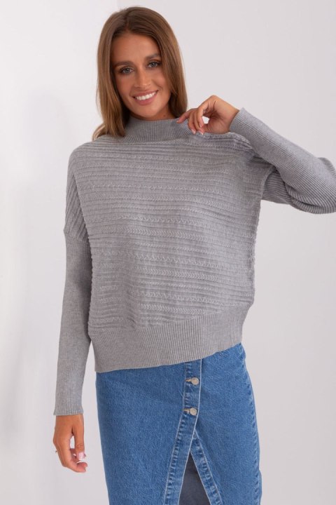 Sweter Damski Model AT-SW-2368.36X Grey - AT