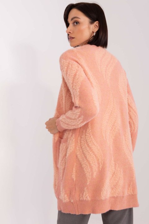 Sweter Kardigan Model AT-SW-234501.00P Dark Pink - AT Sweter Kardigan Model AT-SW-234501.00P Dark Pink - AT