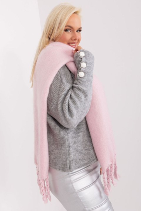 Szalik Model AT-SZ-2313502.31P Light Pink - AT Szalik Model AT-SZ-2313502.31P Light Pink - AT
