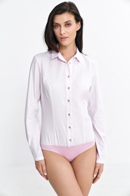 Koszula body K81 Light Pink - Nife