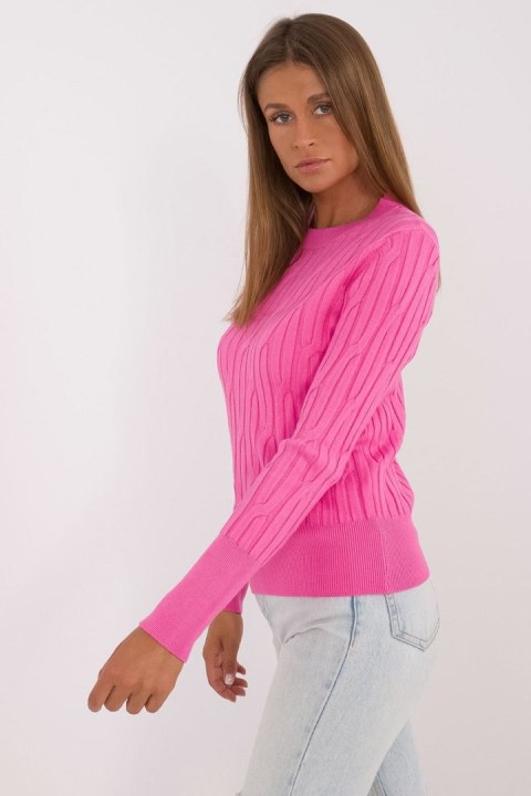 Sweter Damski Model AT-SW-2338-2.00 pink - AT Sweter Damski Model AT-SW-2338-2.00 pink - AT