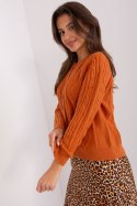 Sweter Damski Model AT-SW-2346-2.99P Dark Orange - AT