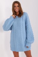 Sweter Damski Model AT-SW-2367-2.64P Light Blue - AT