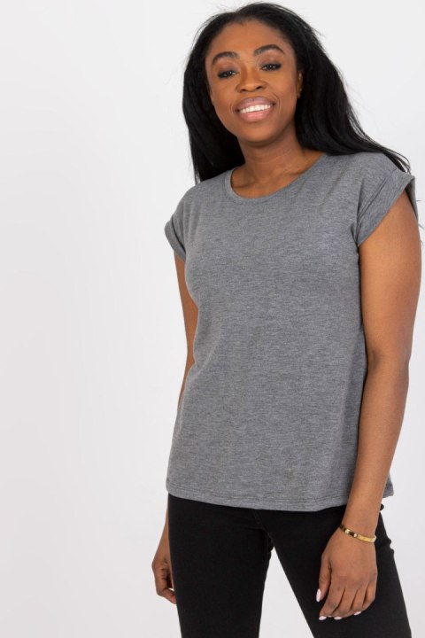 T-shirt Damski Model RV-TS-4833.45P Dark Grey - BFG T-shirt Damski Model RV-TS-4833.45P Dark Grey - BFG