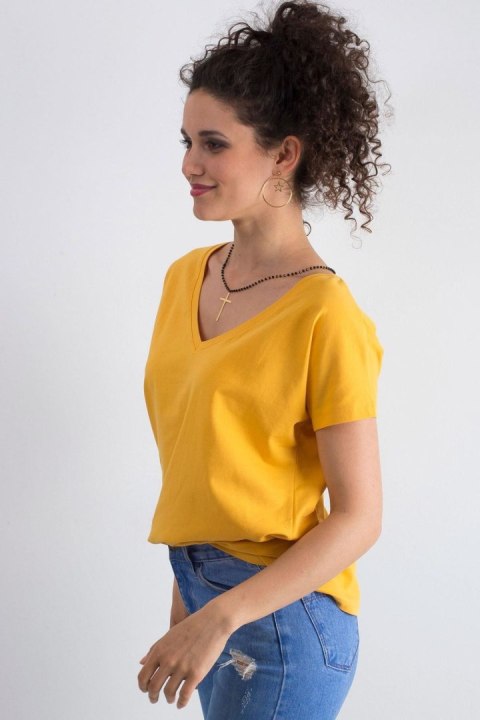T-shirt Damski Model RV-TS-4832.37P Light Orange - BFG T-shirt Damski Model RV-TS-4832.37P Light Orange - BFG