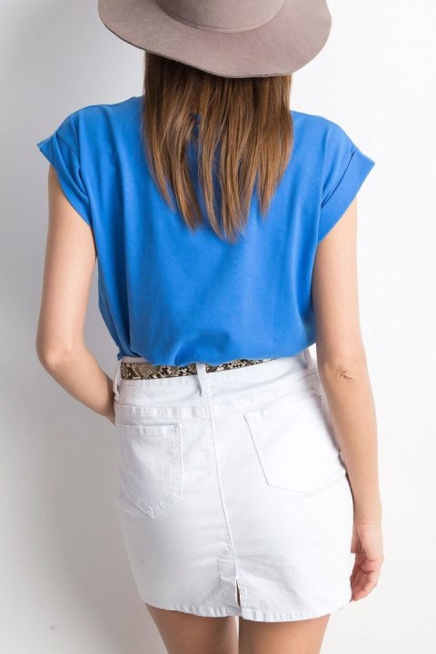 T-shirt Damski Model RV-TS-4833.88P Dark Blue - BFG T-shirt Damski Model RV-TS-4833.88P Dark Blue - BFG