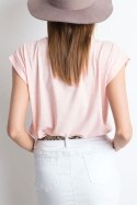 T-shirt Damski Model RV-TS-4833.90P Light Pink - BFG