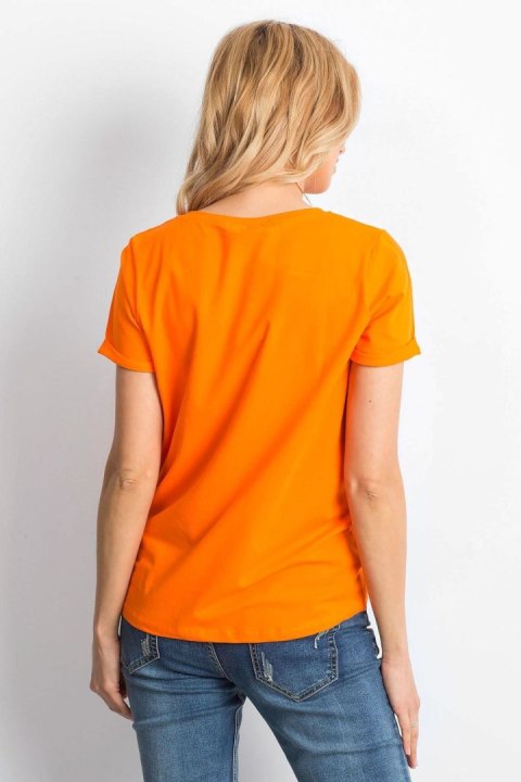 T-shirt Damski Model RV-TS-4838.47P Orange - BFG T-shirt Damski Model RV-TS-4838.47P Orange - BFG