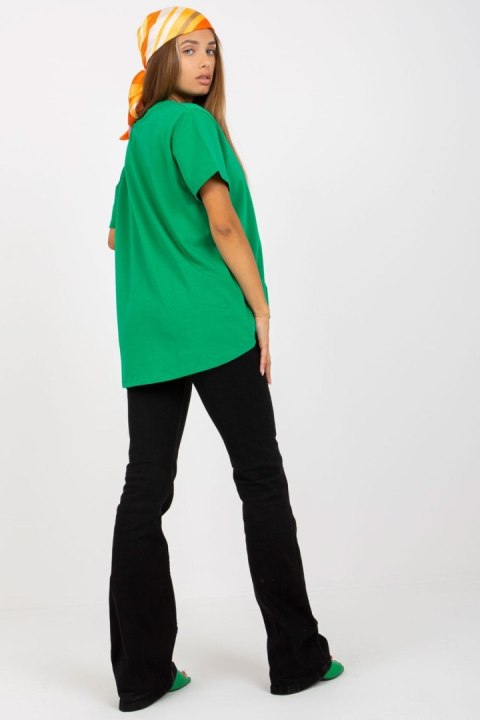 T-shirt Damski Model RV-TS-8047.57P Green - BFG T-shirt Damski Model RV-TS-8047.57P Green - BFG