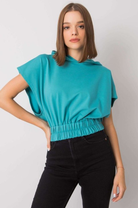 Bluza Damska Model FA-BL-7227.86P Turkus - Fancy Bluza Damska Model FA-BL-7227.86P Turkus - Fancy