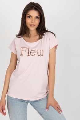 T-shirt Damski Model FA-TS-8515.46 Light Pink - Fancy