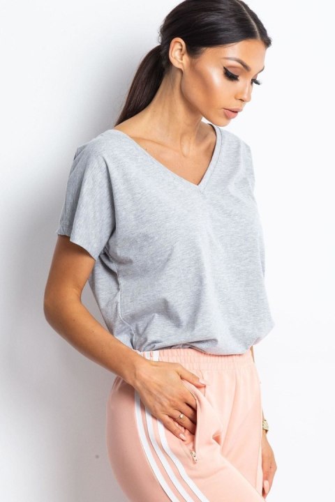 T-shirt Damski Model RV-TS-4832.26P Grey - BFG T-shirt Damski Model RV-TS-4832.26P Grey - BFG