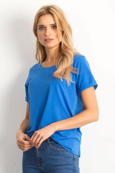 T-shirt Damski model RV-TS-4838.60P Dark Blue - BFG T-shirt Damski model RV-TS-4838.60P Dark Blue - BFG
