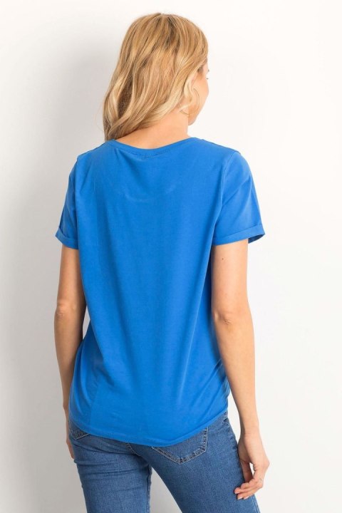 T-shirt Damski model RV-TS-4838.60P Dark Blue - BFG T-shirt Damski model RV-TS-4838.60P Dark Blue - BFG
