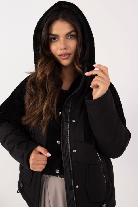 Kurtka Damska Model MBM-KR-AJ218.42 Black - MBM Kurtka Damska Model MBM-KR-AJ218.42 Black - MBM