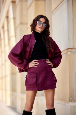 Kurtka Damska Model Erice BOR KUR0025 Bordo - Roco Fashion