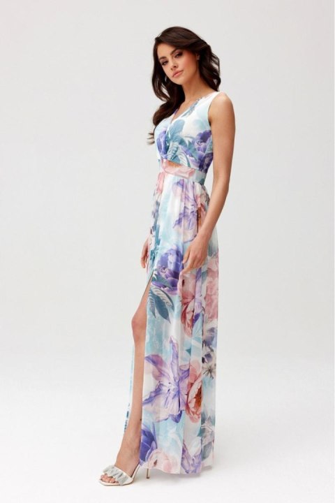 Sukienka Model Charlotte SUK0477 52D Multicolor - Roco Fashion Sukienka Model Charlotte SUK0477 52D Multicolor - Roco Fashion