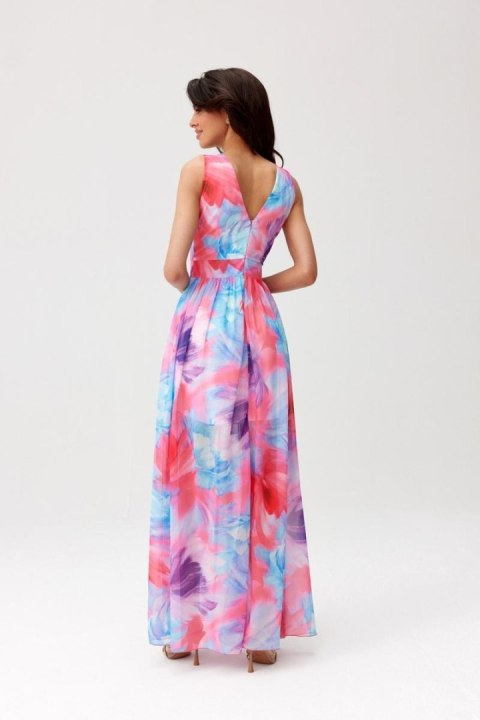 Sukienka Model Charlotte SUK0477 53D Multicolor - Roco Fashion Sukienka Model Charlotte SUK0477 53D Multicolor - Roco Fashion