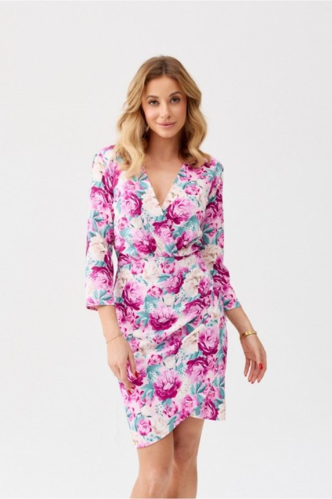 Sukienka Model Odetta SUK0468 E62 Multicolor - Roco Fashion Sukienka Model Odetta SUK0468 E62 Multicolor - Roco Fashion