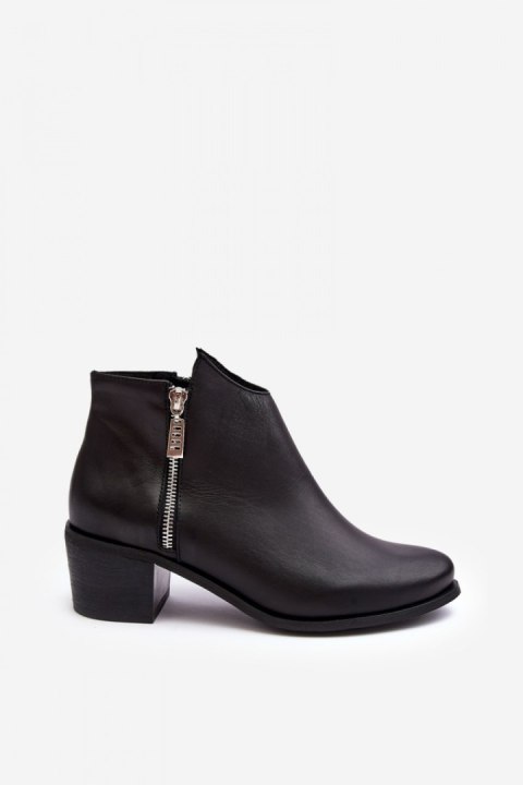 Botki Model Annaja 4111-M Black - Step in style Botki Model Annaja 4111-M Black - Step in style