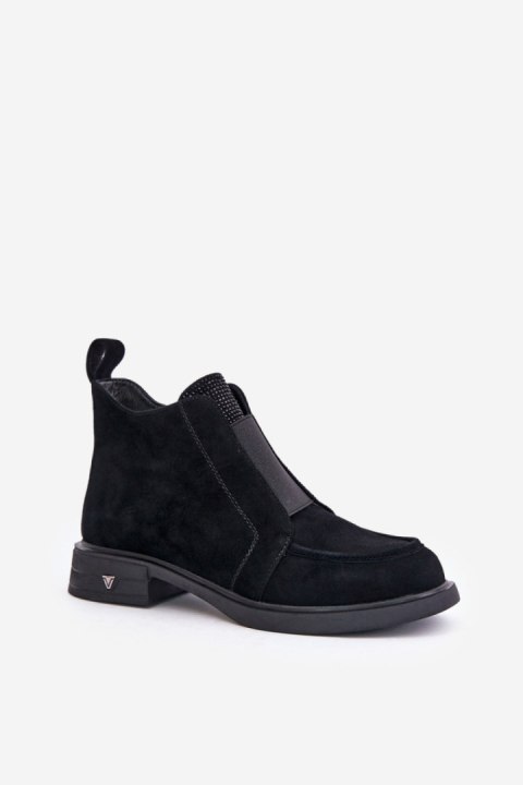 Botki Model DA JC42-23 Black - Step in style Botki Model DA JC42-23 Black - Step in style