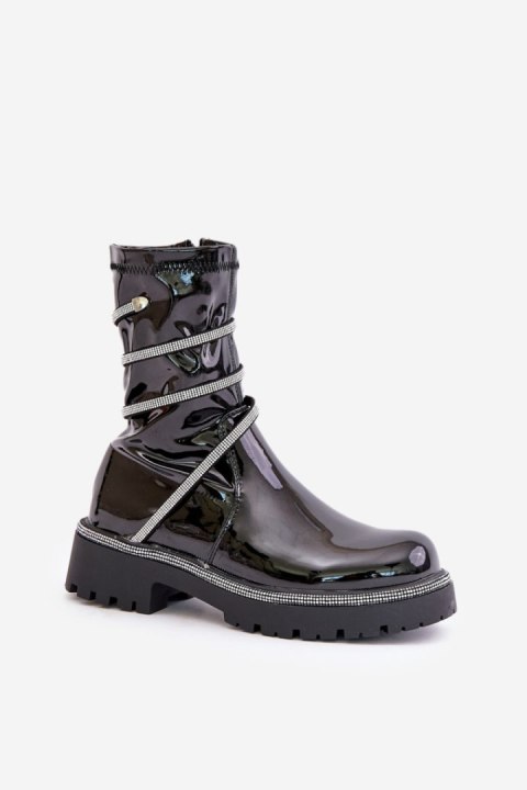 Botki Model Kikizelle 52079 Black - Step in style Botki Model Kikizelle 52079 Black - Step in style
