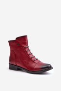 Botki Model Labise ASA62-16 Bordo - Step in style