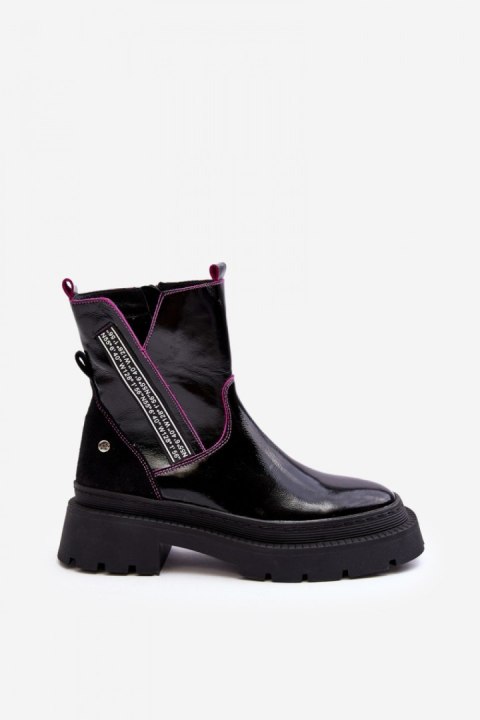 Botki Model Maciejka 06236-15 Black - Step in style Botki Model Maciejka 06236-15 Black - Step in style