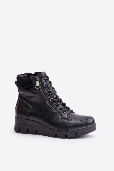 Botki Model Savindria RMR23109A-2 Black - Step in style Botki Model Savindria RMR23109A-2 Black - Step in style