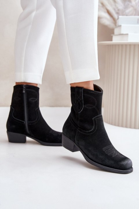 Botki Model Sergio Leone BT284-S Black - Step in style Botki Model Sergio Leone BT284-S Black - Step in style
