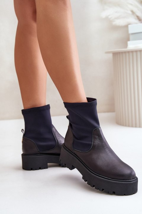 Botki Model Zazoo 2947 Black - Step in style Botki Model Zazoo 2947 Black - Step in style