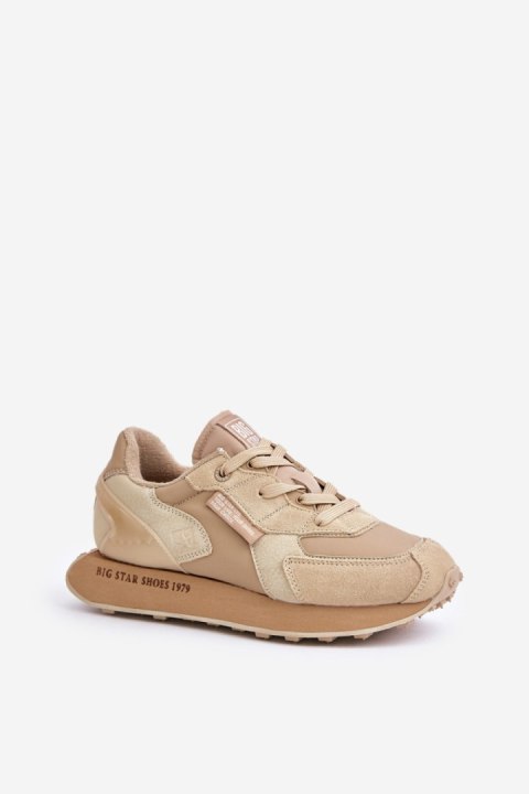 Buty Sportowe Model Big Star OO274564 Hi-Polly System Beige - Step in style Buty Sportowe Model Big Star OO274564 Hi-Polly System Beige - Step in style