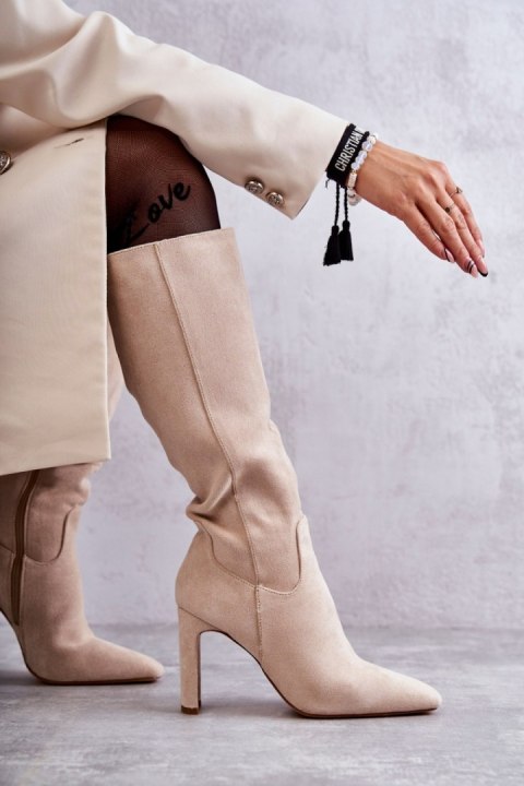 Kozaki Model Truly Love MVP300 Beige - Step in style Kozaki Model Truly Love MVP300 Beige - Step in style
