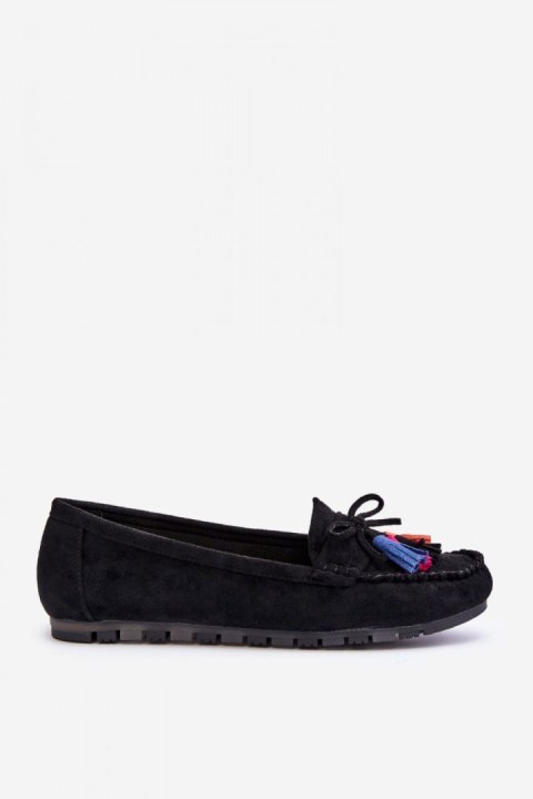 Mokasyny Model Dorine GS37 Black - Step in style Mokasyny Model Dorine GS37 Black - Step in style
