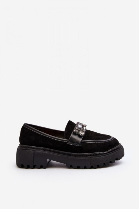 Mokasyny Model Nancille H8-318 Black - Step in style Mokasyny Model Nancille H8-318 Black - Step in style